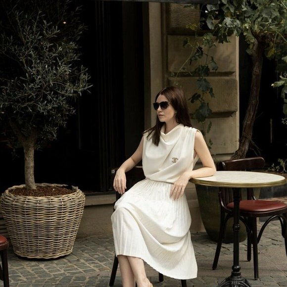 LAST! Zara Pleated Blouse ecru 2348/703 - Picture 10 of 10